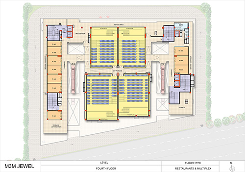 M3M Jewel Floor Plan