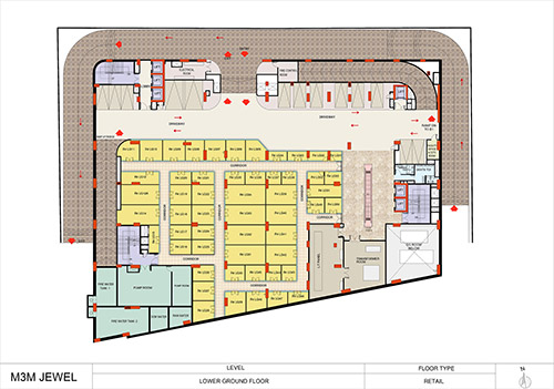 M3M Jewel Floor Plan