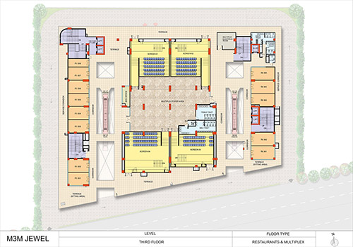 M3M Jewel Floor Plan